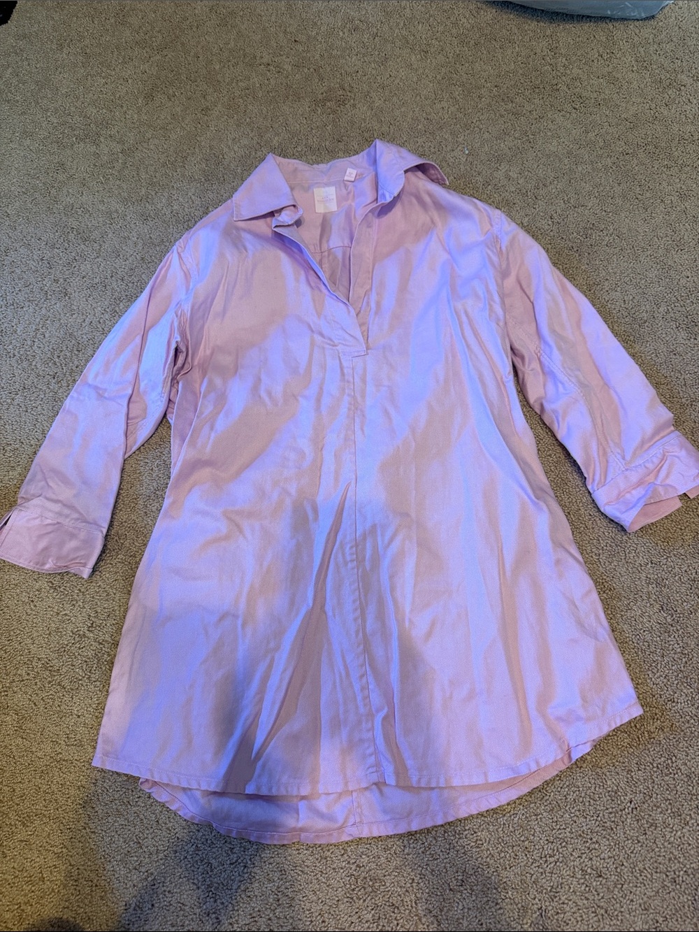 ANN MASHBURN Lavender Collared Tunic